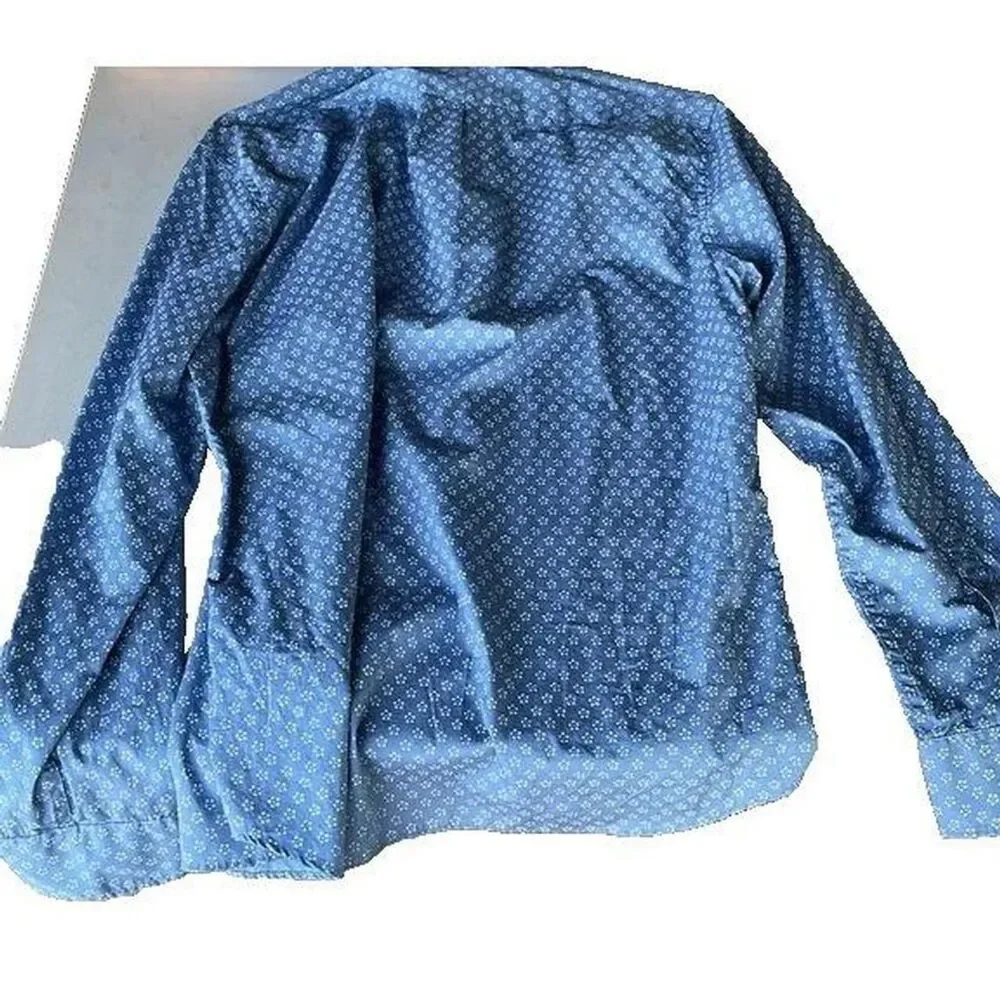 J.Crew Men's XL Slim Fit Organic Cotton Long Sleeve Button‑Up Shirt